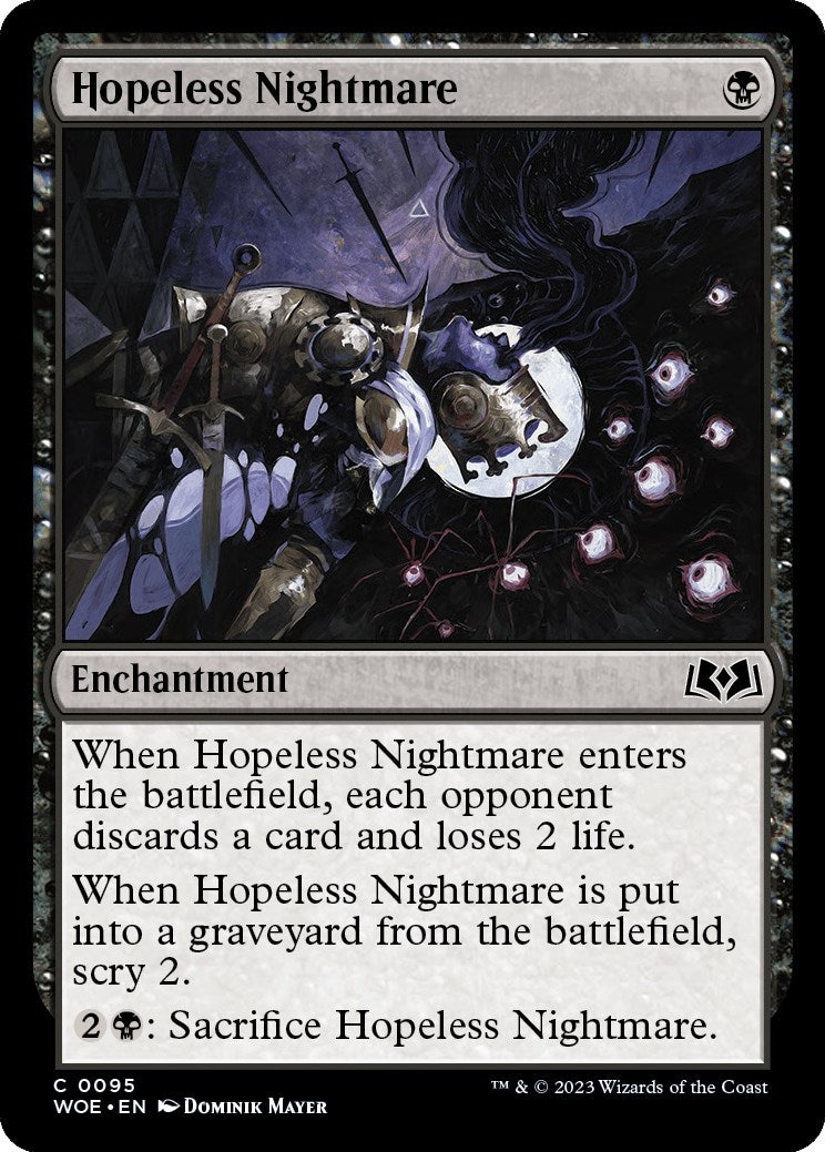 Image for Hopeless Nightmare (95) [Wilds of Eldraine] - Magic: The Gathering