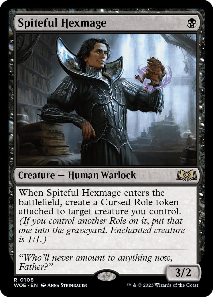 Image for Spiteful Hexmage (108) [Wilds of Eldraine] - Magic: The Gathering