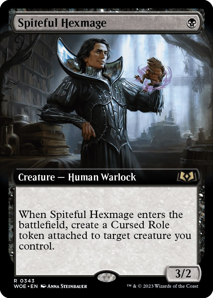 Image for Spiteful Hexmage (Extended Art) (343) [Wilds of Eldraine] - Magic: The Gathering