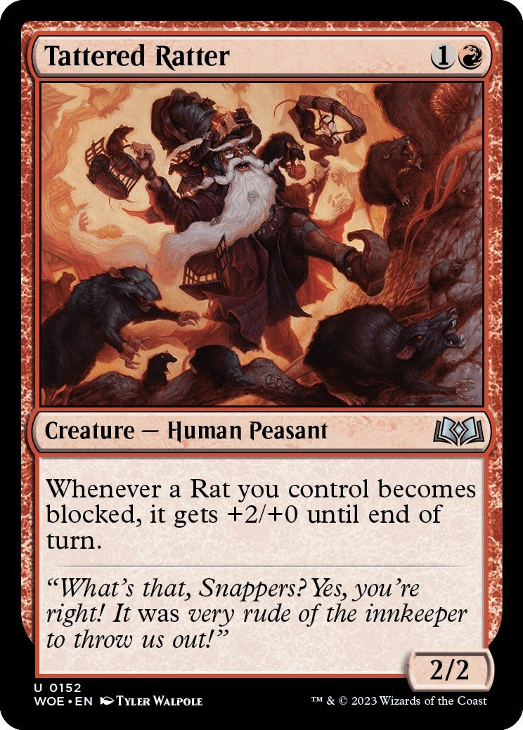 Image for Tattered Ratter (152) [Wilds of Eldraine] - Magic: The Gathering