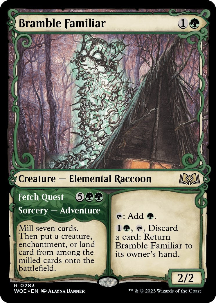 Image for Bramble Familiar (Showcase) (283) [Wilds of Eldraine] - Magic: The Gathering