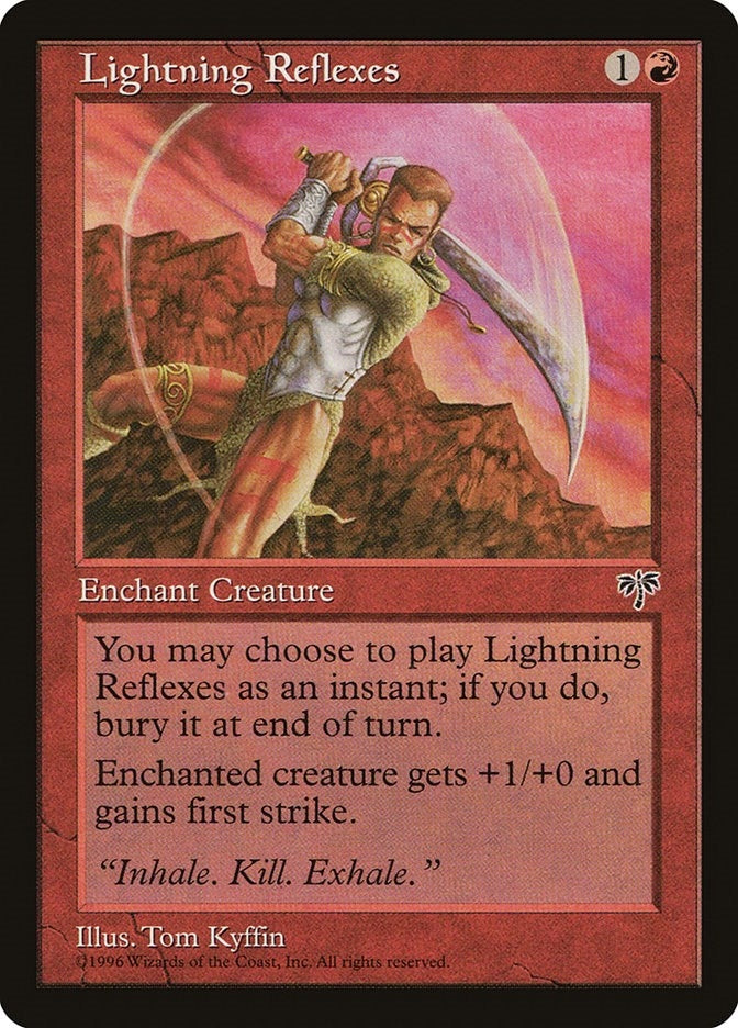 Image for Lightning Reflexes [Mirage] - Magic: The Gathering