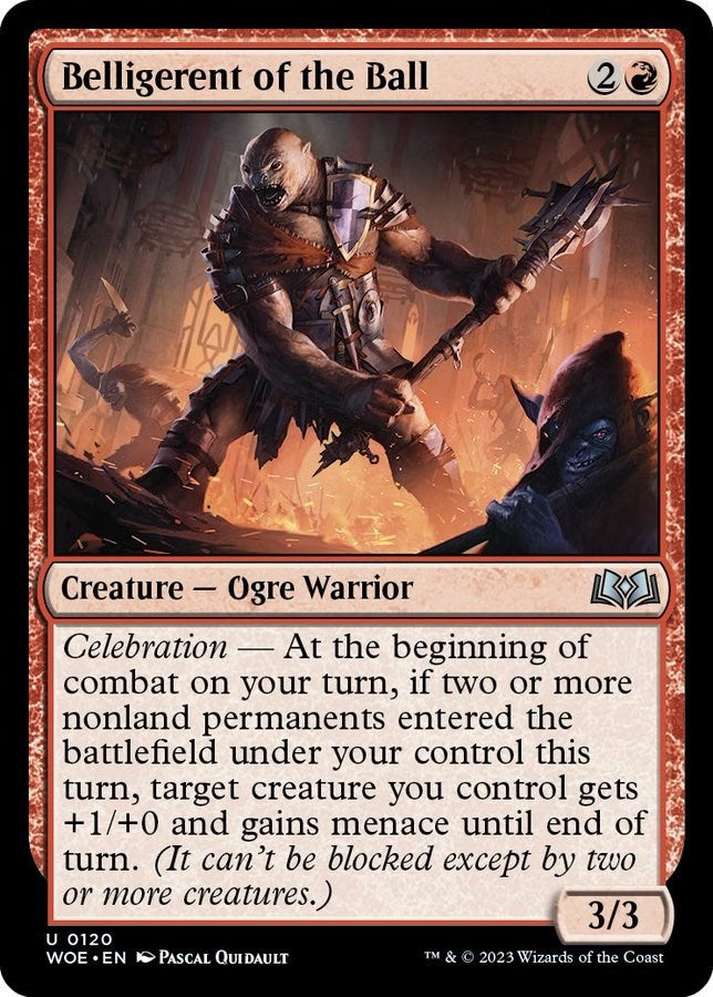 Image for Belligerent of the Ball (120) [Wilds of Eldraine] - Magic: The Gathering