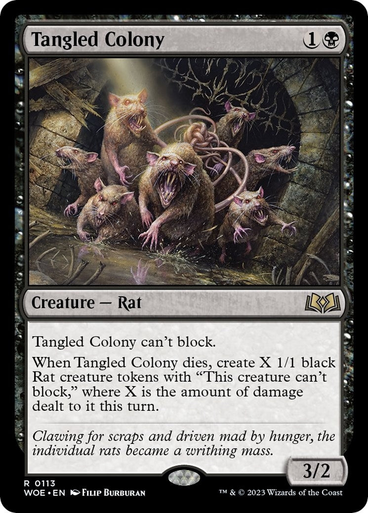 Image for Tangled Colony (113) [Wilds of Eldraine] - Magic: The Gathering