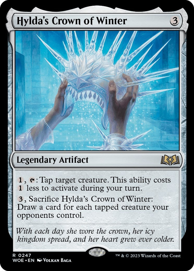 Image for Hylda's Crown of Winter (247) [Wilds of Eldraine] - Magic: The Gathering