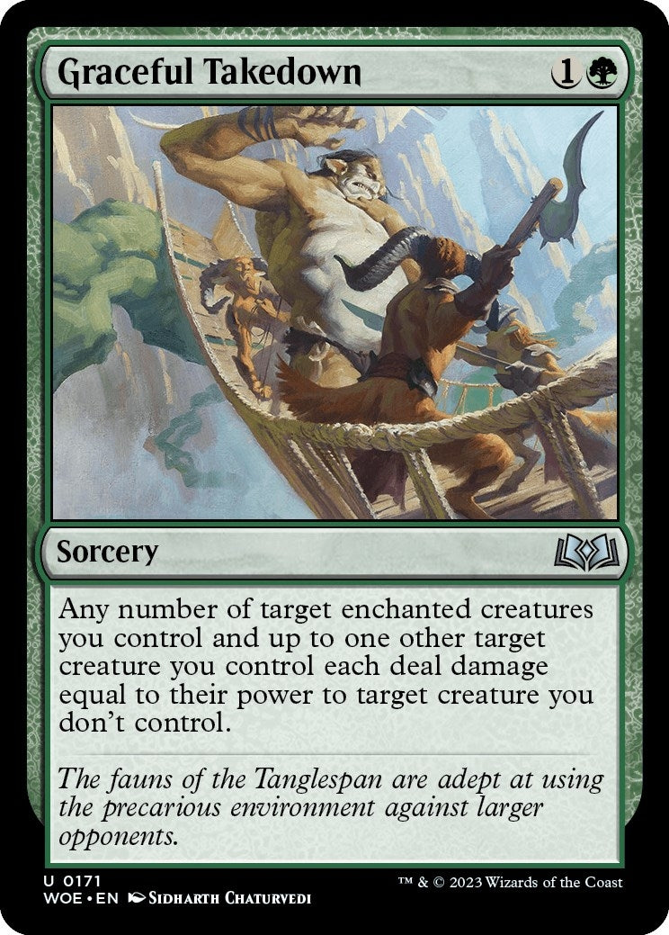 Image for Graceful Takedown (171) [Wilds of Eldraine] - Magic: The Gathering