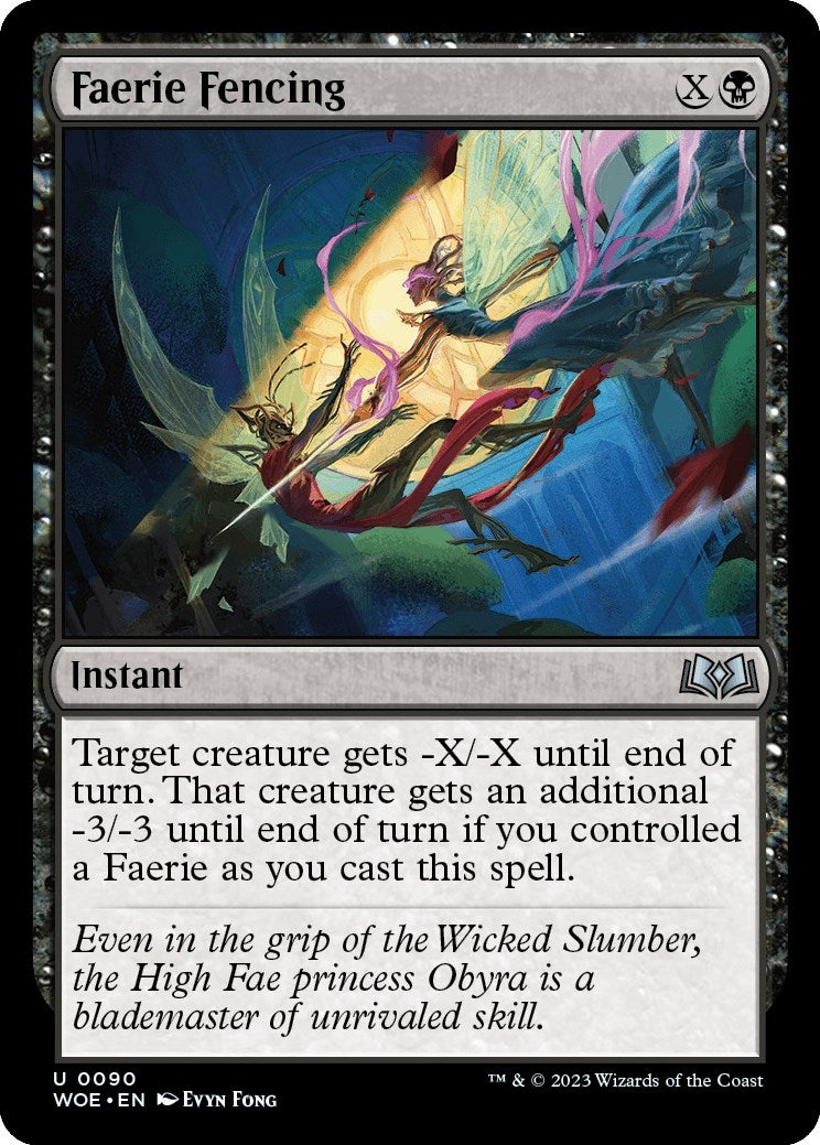 Image for Faerie Fencing (90) [Wilds of Eldraine] - Magic: The Gathering