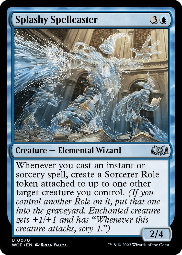 Image for Splashy Spellcaster (70) [Wilds of Eldraine] - Magic: The Gathering