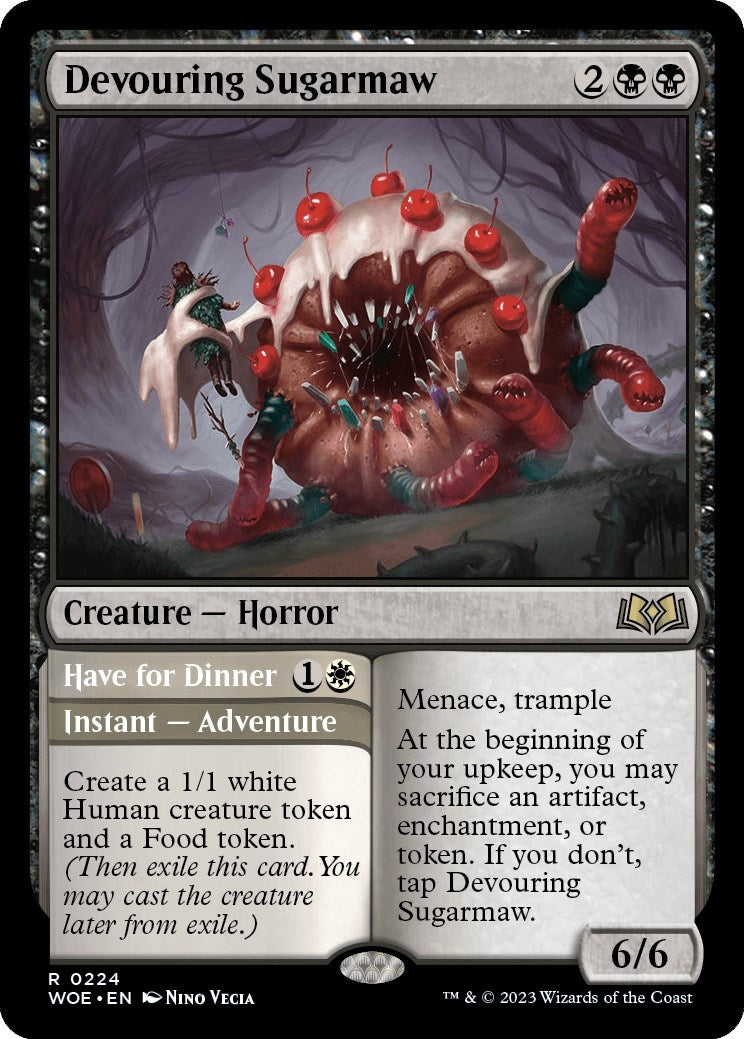 Image for Devouring Sugarmaw (224) [Wilds of Eldraine] - Magic: The Gathering