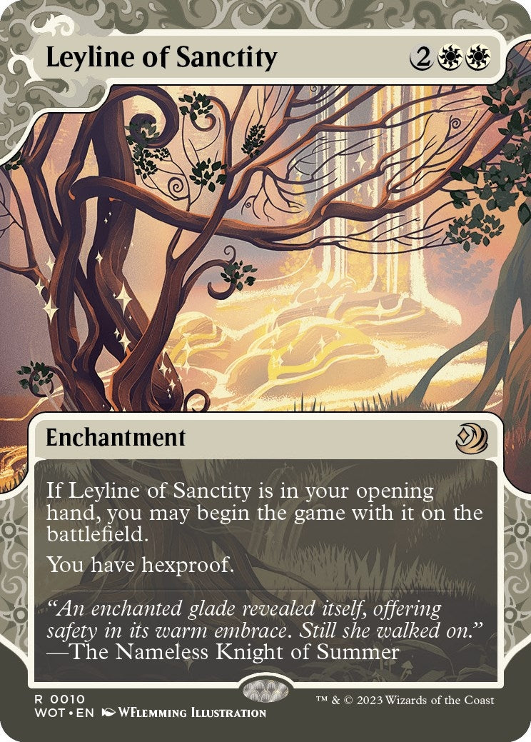 Image for Leyline of Sanctity (10) [Wilds of Eldraine: Enchanting Tales] - Magic: The Gathering