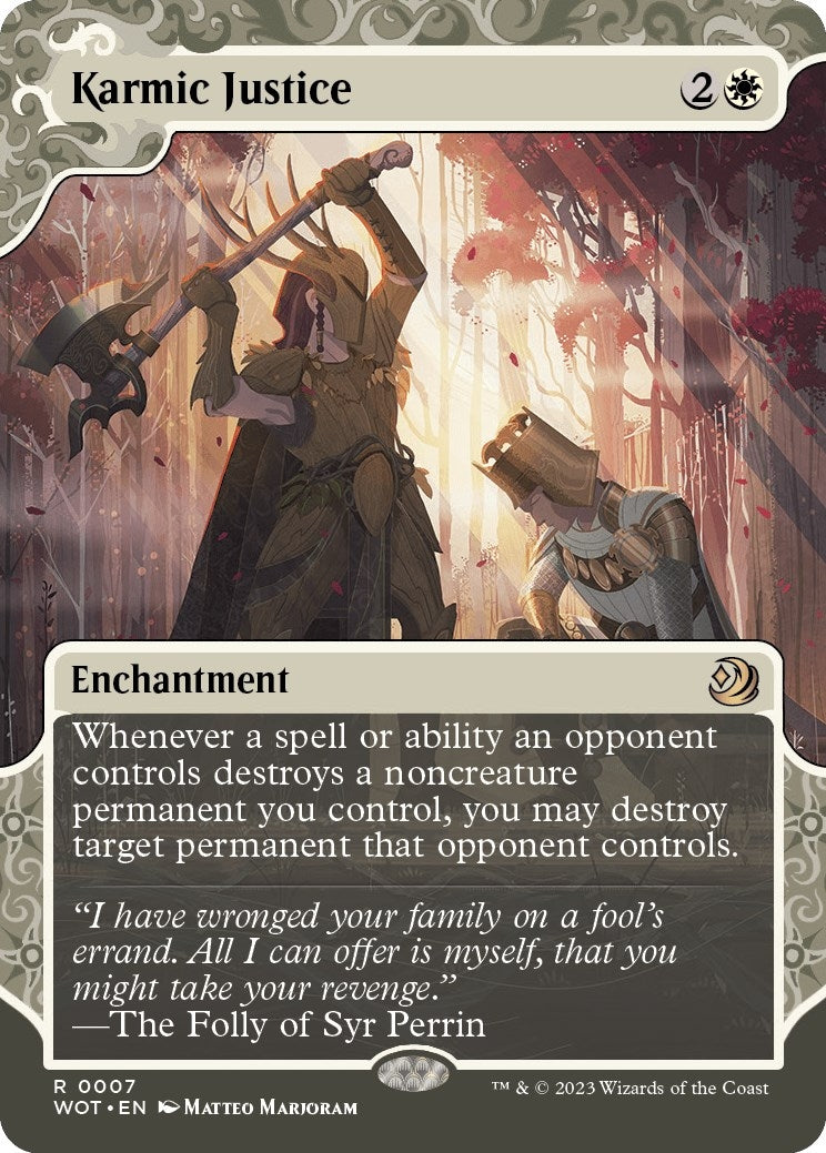Image for Karmic Justice (7) [Wilds of Eldraine: Enchanting Tales] - Magic: The Gathering