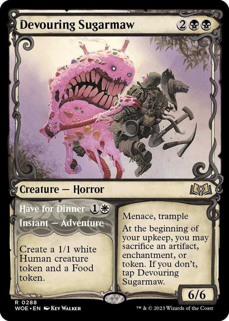 Image for Devouring Sugarmaw (Showcase) (288) [Wilds of Eldraine] - Magic: The Gathering