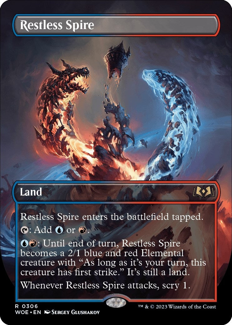 Image for Restless Spire (Borderless) (306) [Wilds of Eldraine] - Magic: The Gathering