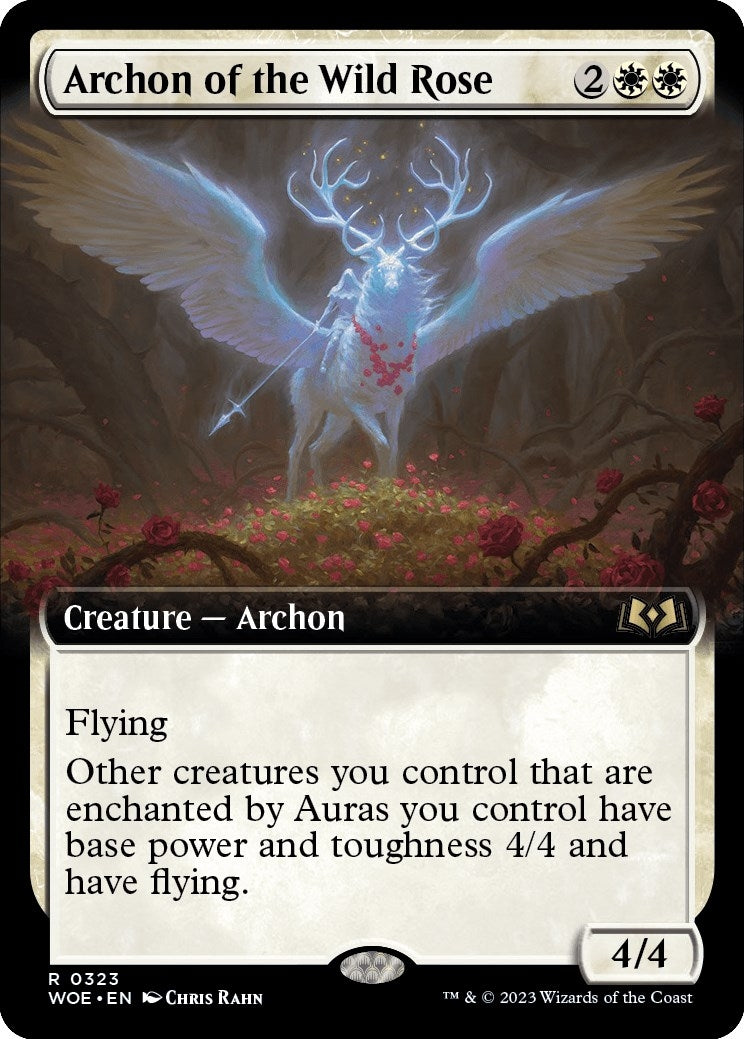 Image for Archon of the Wild Rose (Extended Art) (323) [Wilds of Eldraine] - Magic: The Gathering