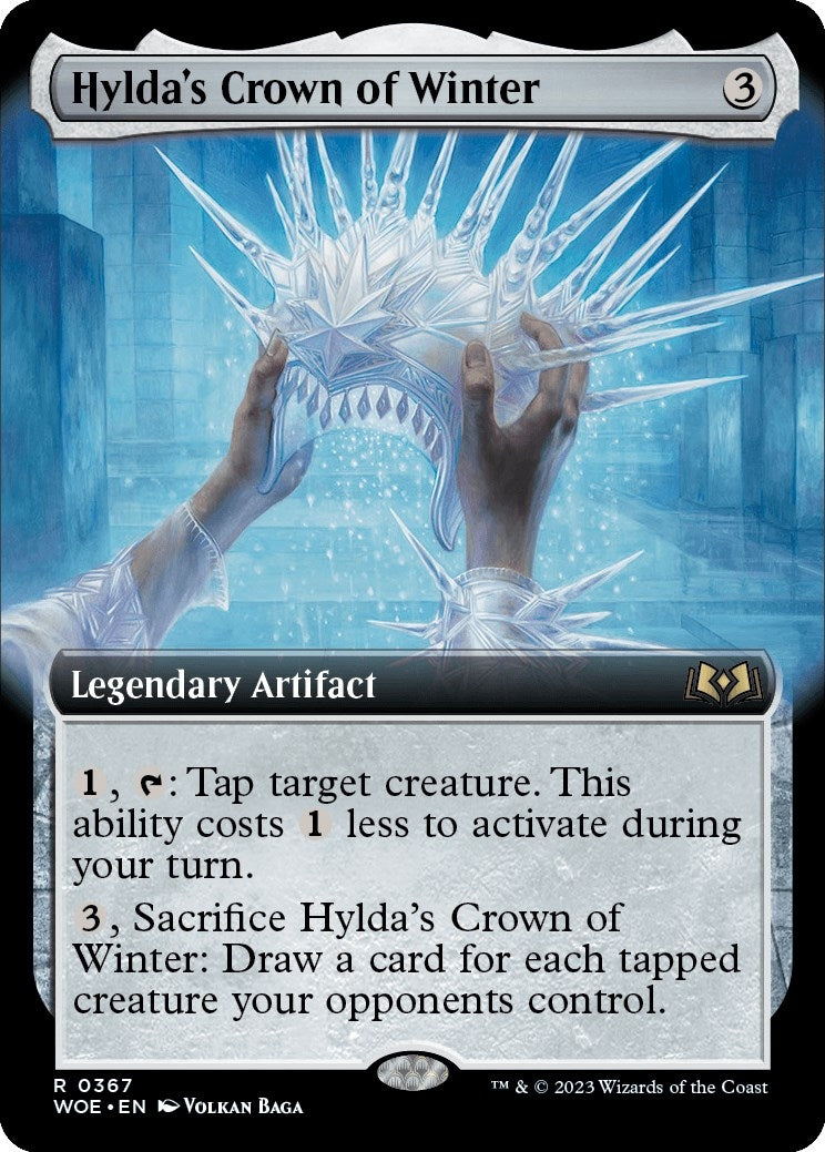Image for Hylda's Crown of Winter (Extended Art) (367) [Wilds of Eldraine] - Magic: The Gathering
