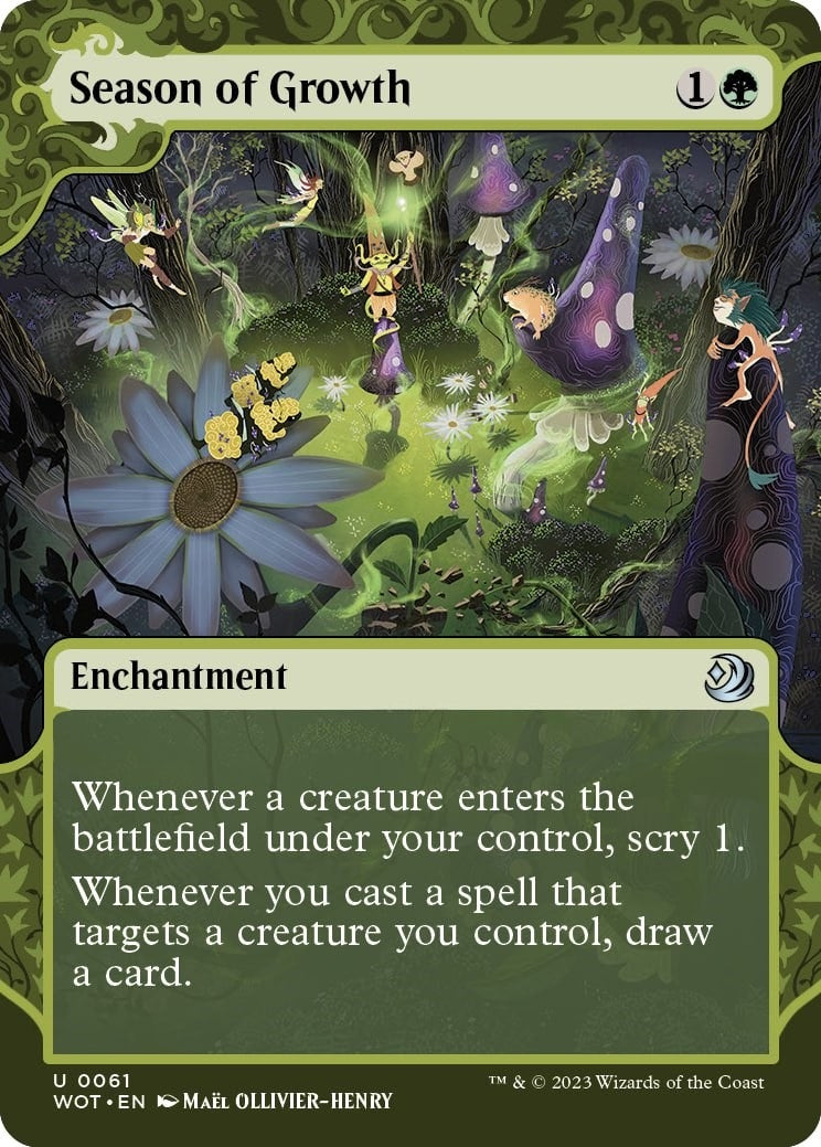 Image for Season of Growth (61) [Wilds of Eldraine: Enchanting Tales] - Magic: The Gathering