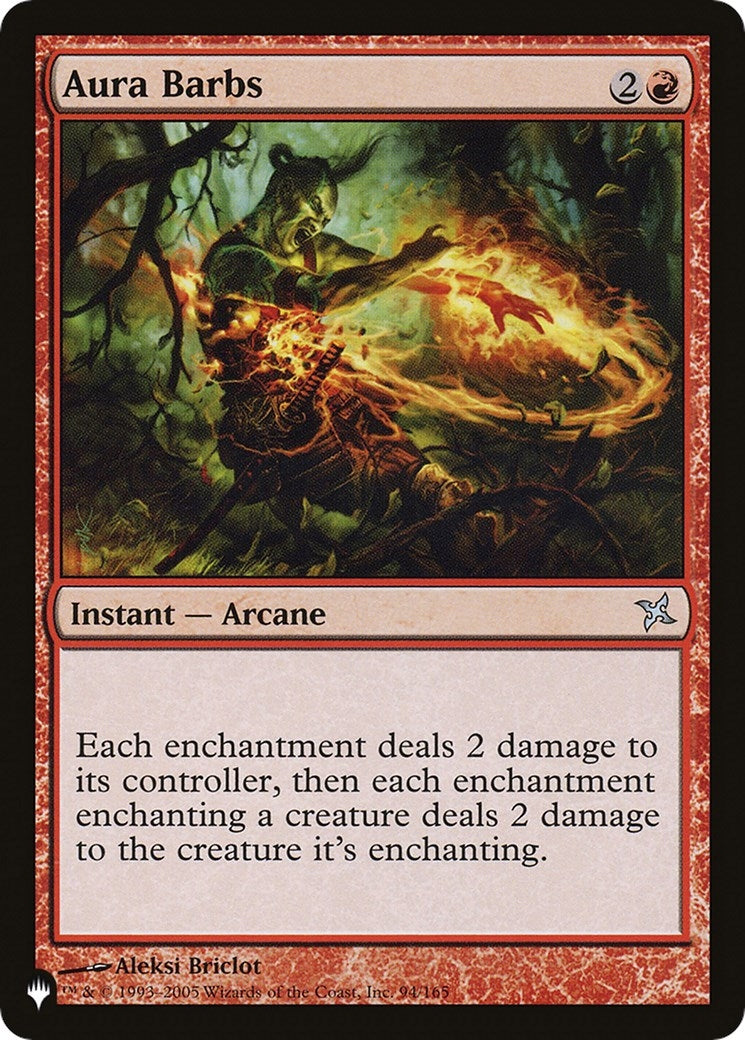 Image for Aura Barbs (94/165) [The List Reprints] - Magic: The Gathering