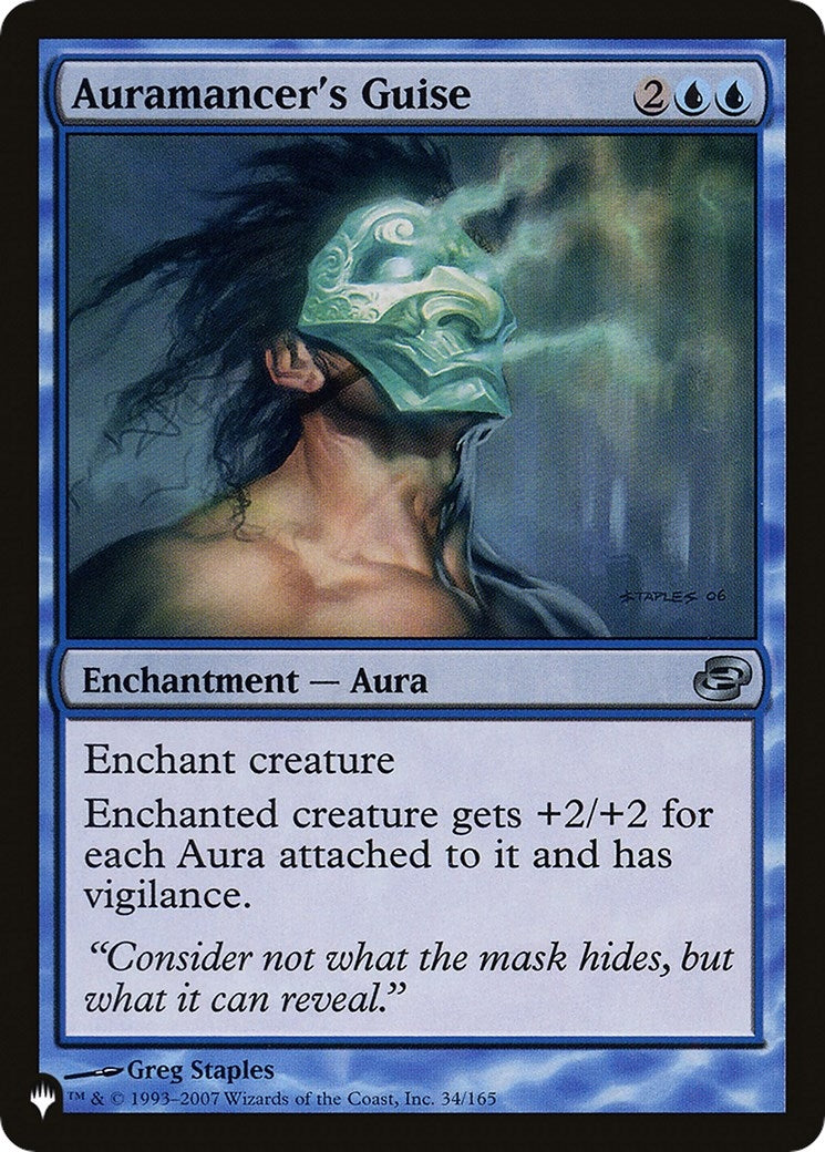 Image for Auramancer's Guise (34/165) [The List Reprints] - Magic: The Gathering