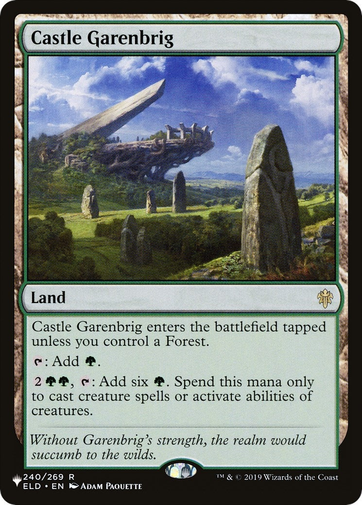 Image for Castle Garenbrig (240/269) [The List Reprints] - Magic: The Gathering