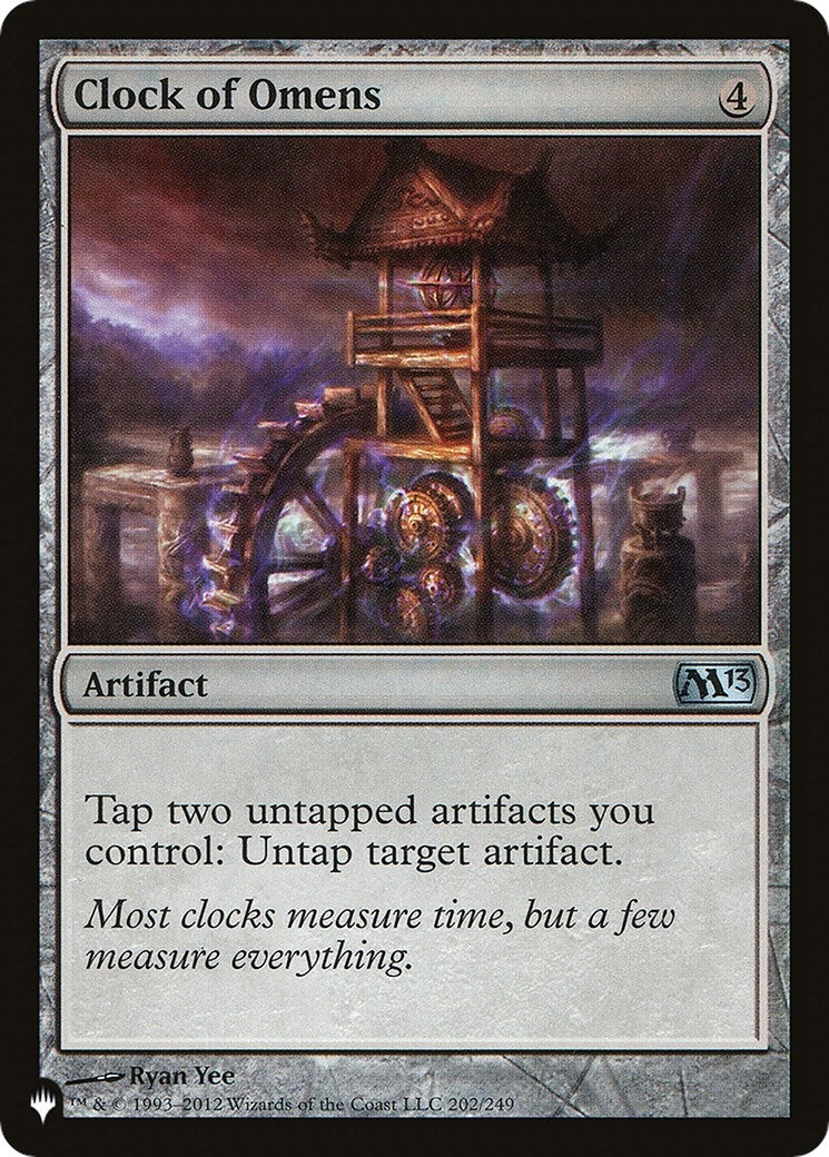 Image for Clock of Omens (202/249) [The List Reprints] - Magic: The Gathering