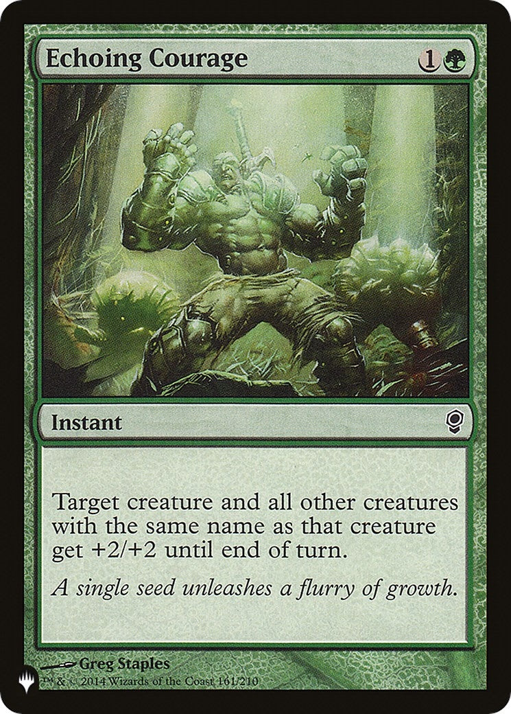 Image for Echoing Courage (161/210) [The List Reprints] - Magic: The Gathering