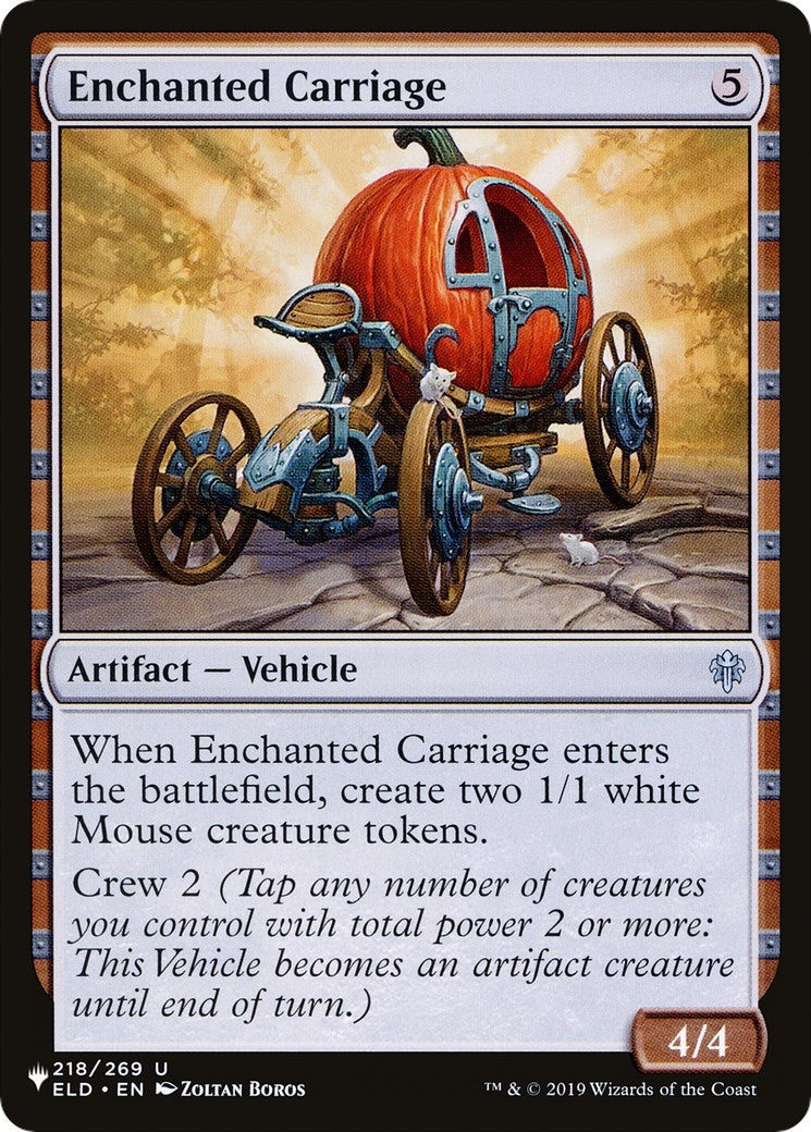 Image for Enchanted Carriage (218/269) [The List Reprints] - Magic: The Gathering