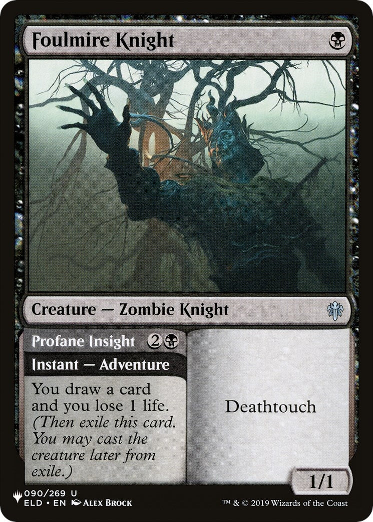 Image for Foulmire Knight (ELD) (090/269) [The List Reprints] - Magic: The Gathering