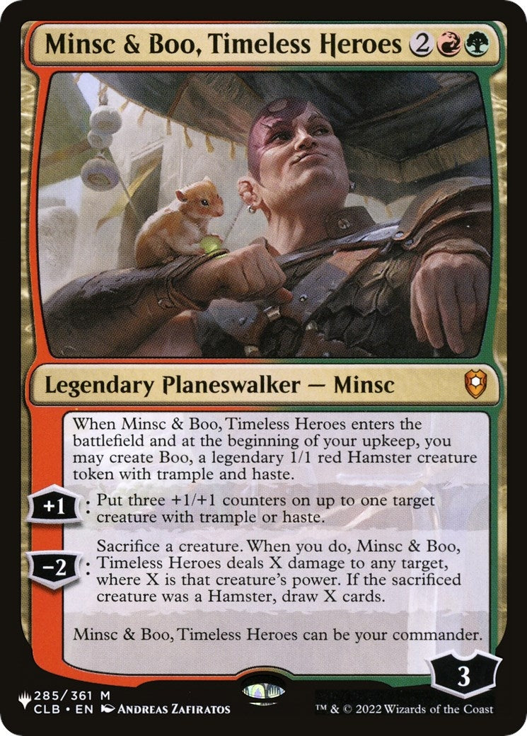 Image for Minsc & Boo, Timeless Heroes (285/361) [The List Reprints] - Magic: The Gathering