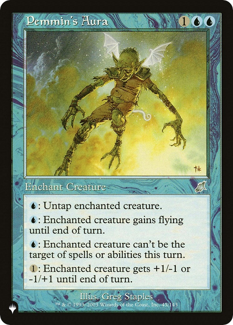Image for Pemmin's Aura (45/143) [The List Reprints] - Magic: The Gathering
