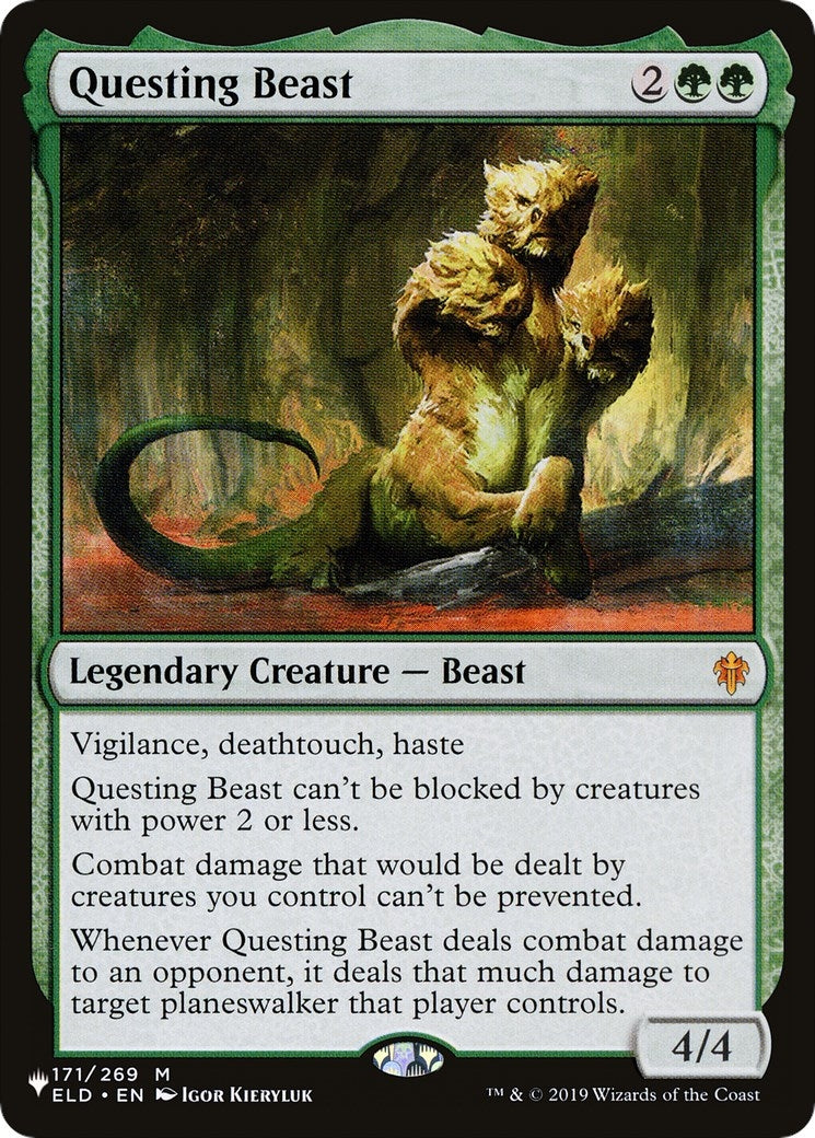 Image for Questing Beast (171/269) [The List Reprints] - Magic: The Gathering