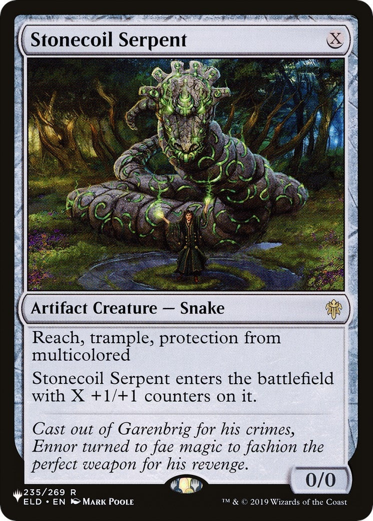 Image for Stonecoil Serpent (235/269) [The List Reprints] - Magic: The Gathering