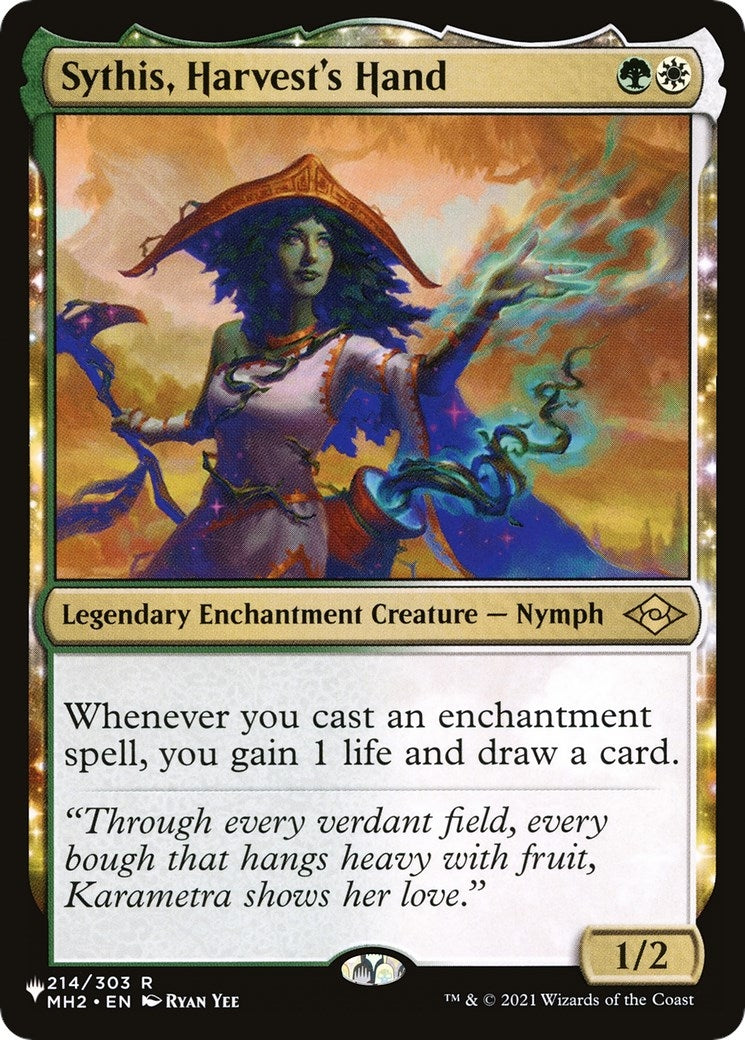 Image for Sythis, Harvest's Hand (214/303) [The List Reprints] - Magic: The Gathering