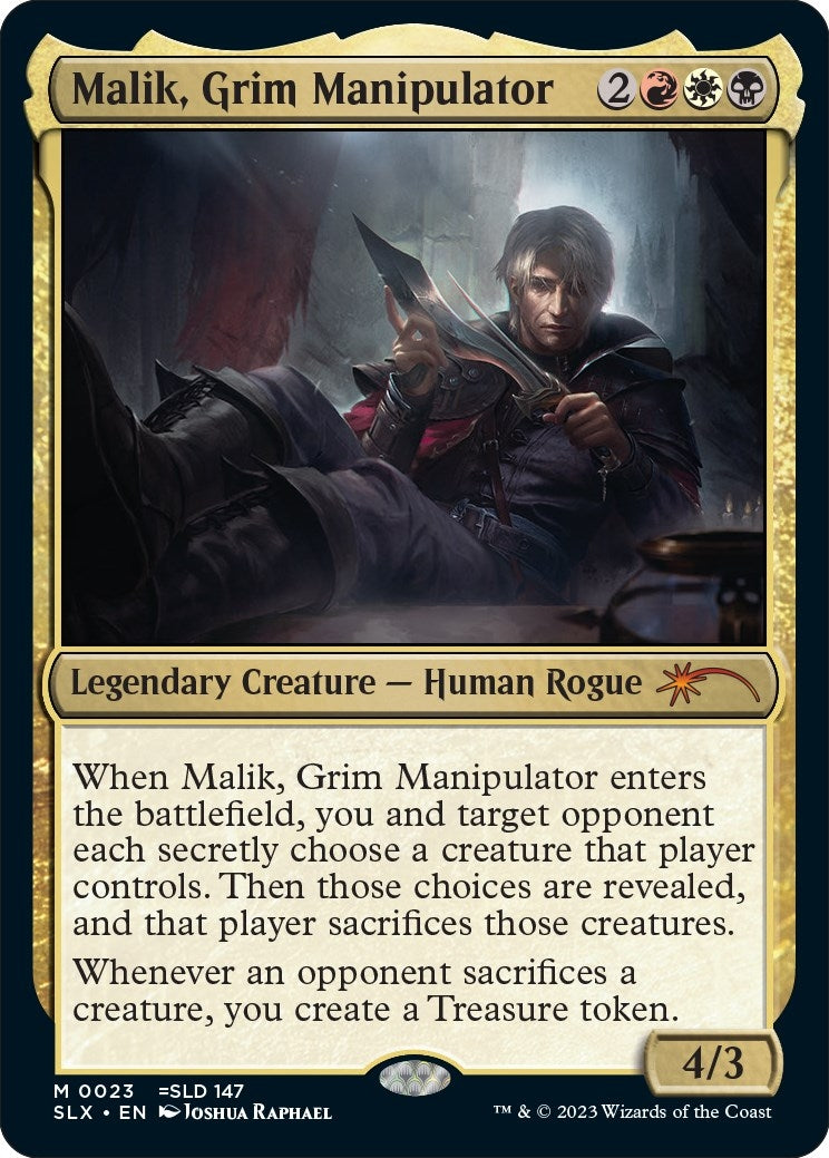 Image for Malik, Grim Manipulator (23) [SLX Cards] - Magic: The Gathering