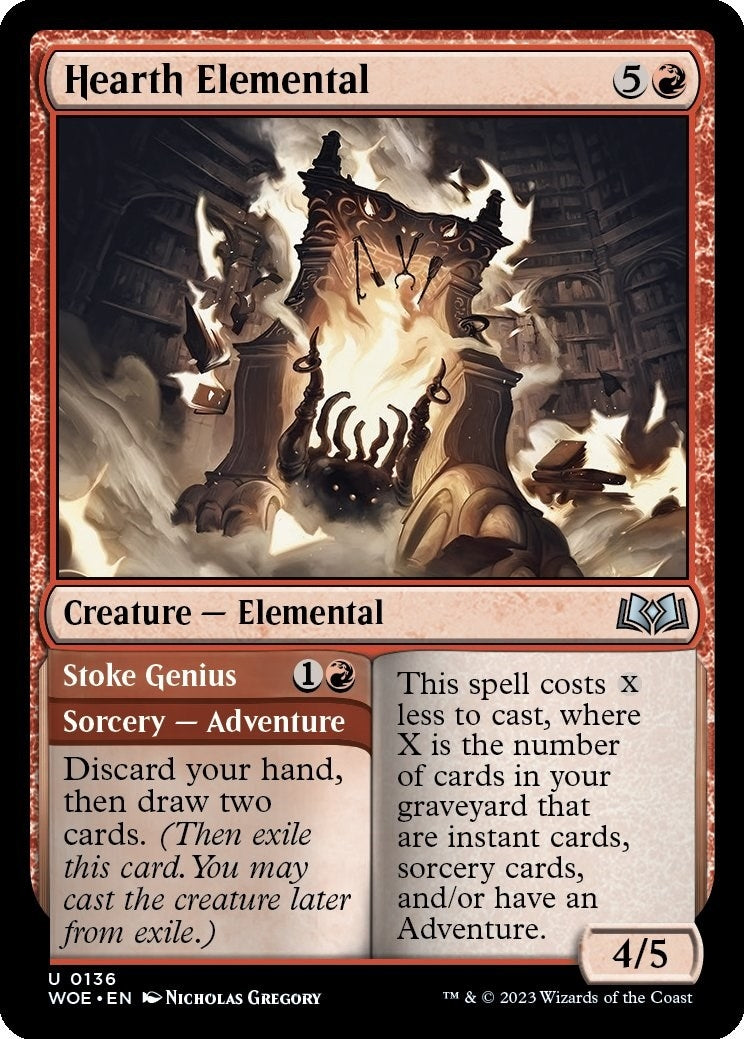 Image for Hearth Elemental (136) [Wilds of Eldraine] - Magic: The Gathering