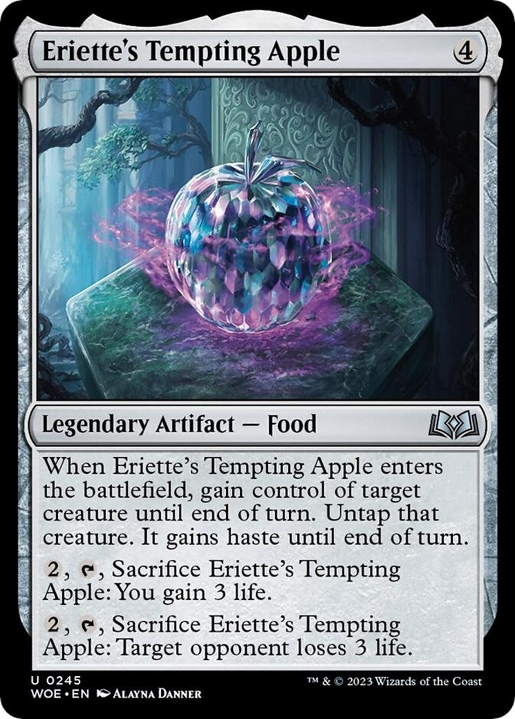 Image for Eriette's Tempting Apple (245) [Wilds of Eldraine] - Magic: The Gathering