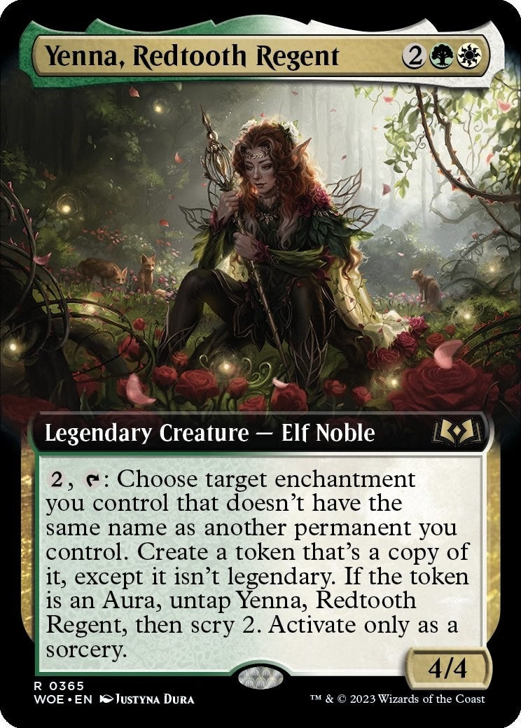 Image for Yenna, Redtooth Regent (Extended Art) (365) [Wilds of Eldraine] - Magic: The Gathering