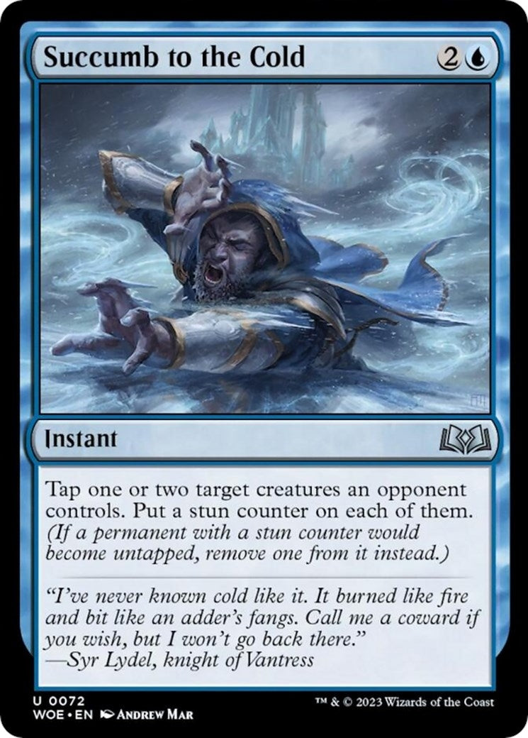 Image for Succumb to the Cold (72) [Wilds of Eldraine] - Magic: The Gathering