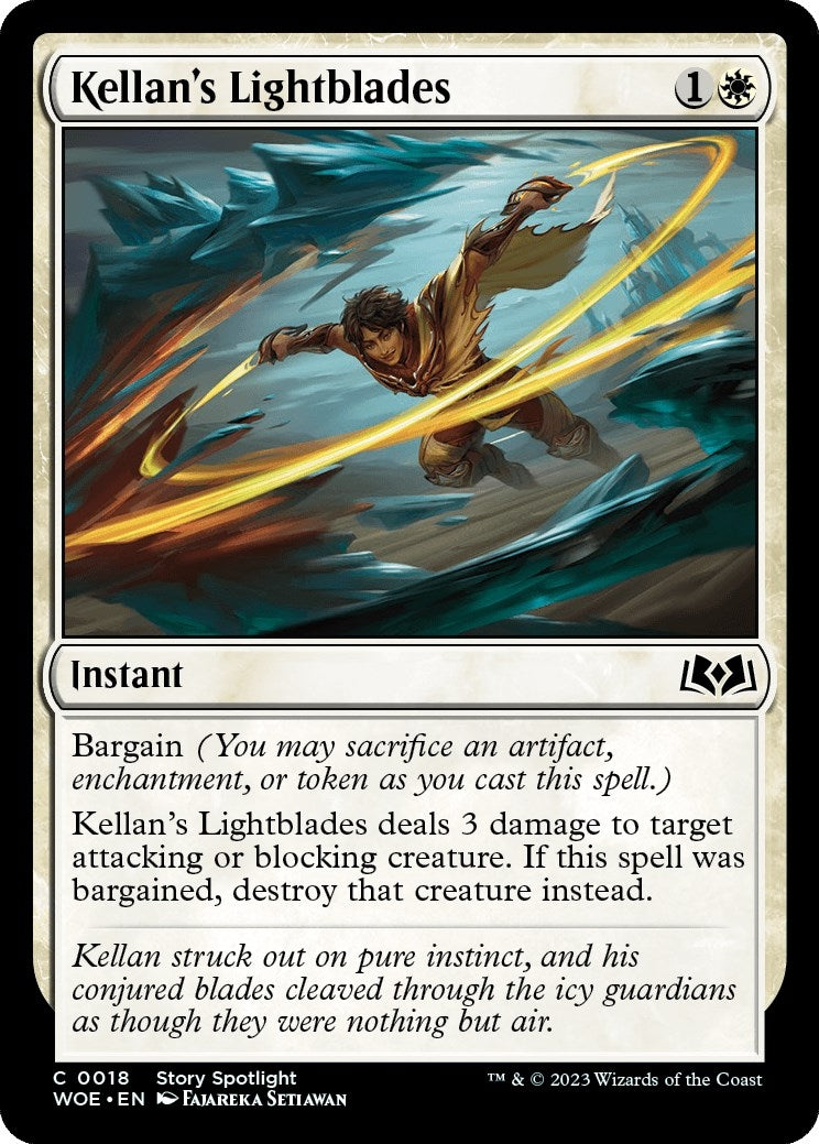 Image for Kellan's Lightblades (18) [Wilds of Eldraine] - Magic: The Gathering