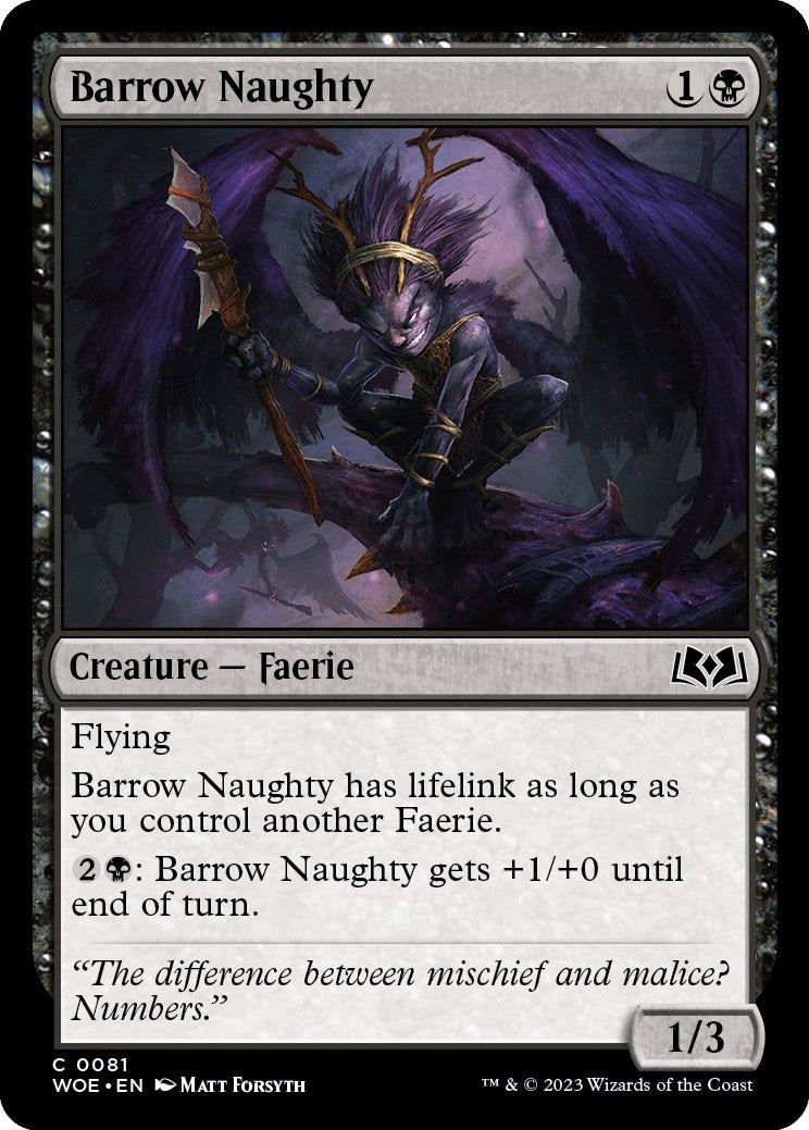 Image for Barrow Naughty (81) [Wilds of Eldraine] - Magic: The Gathering