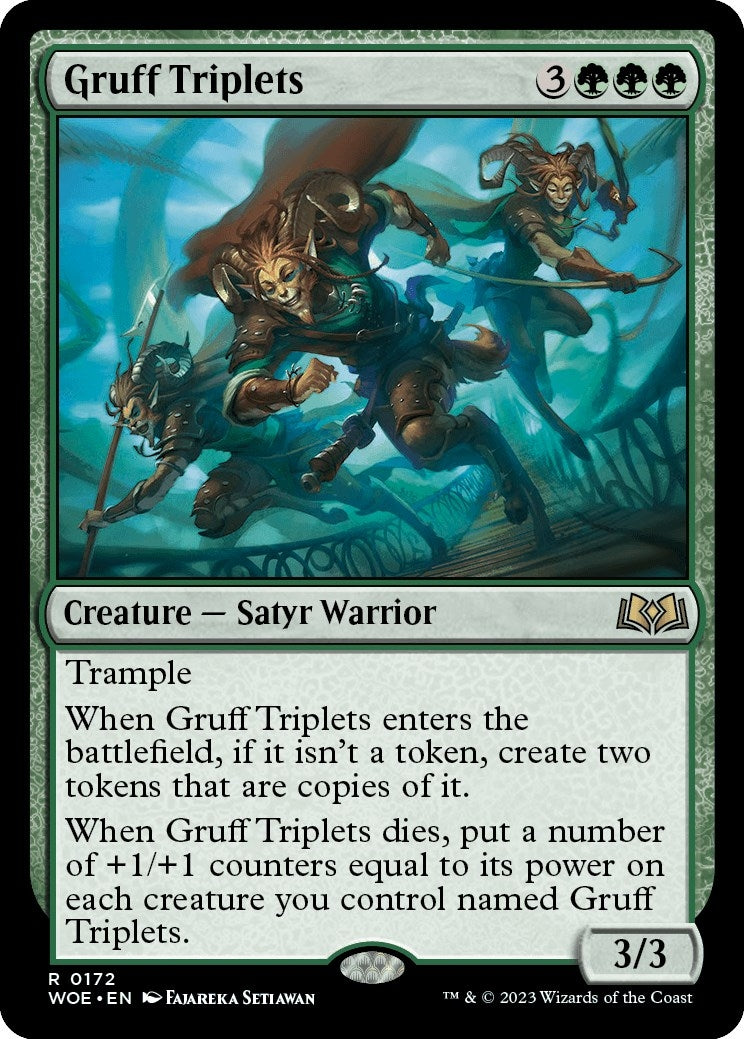 Image for Gruff Triplets (172) [Wilds of Eldraine] - Magic: The Gathering
