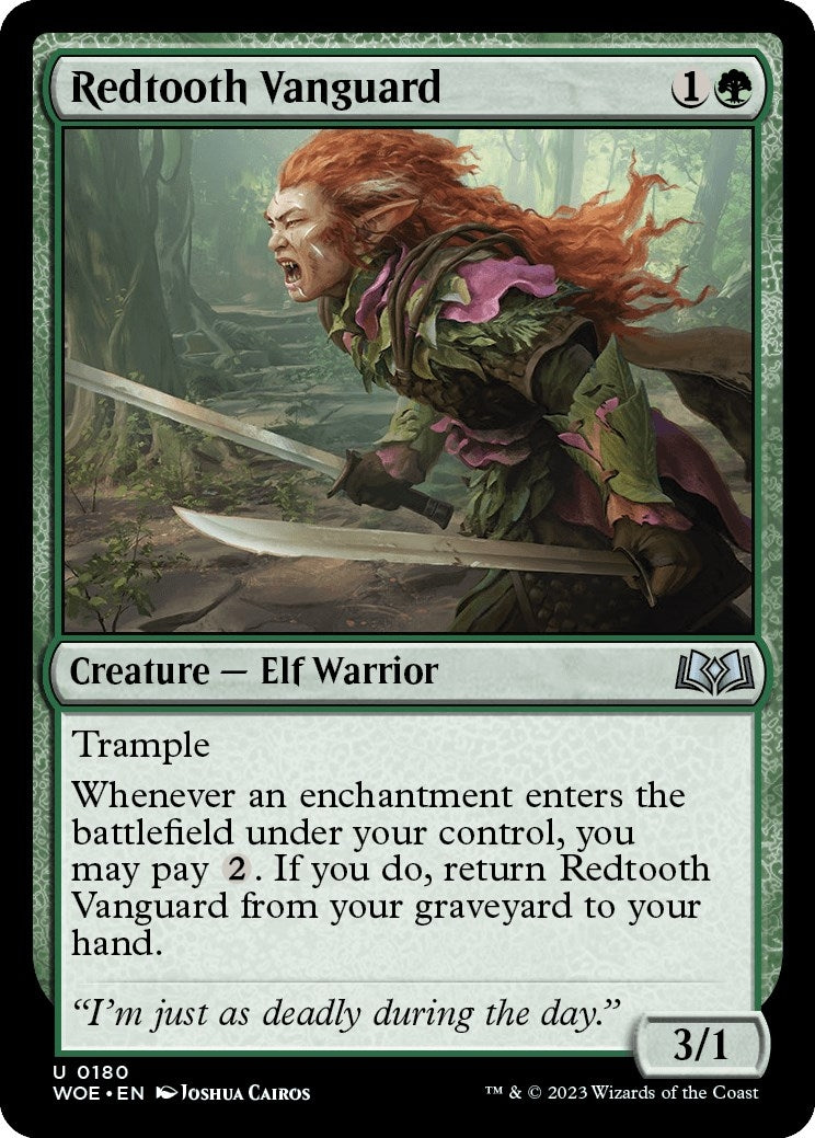 Image for Redtooth Vanguard (180) [Wilds of Eldraine] - Magic: The Gathering