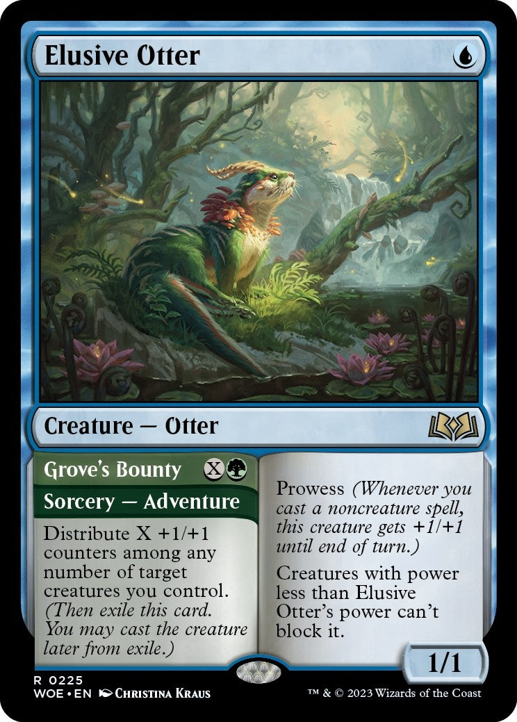 Image for Elusive Otter (225) [Wilds of Eldraine] - Magic: The Gathering