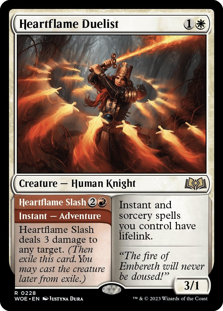 Image for Heartflame Duelist (228) [Wilds of Eldraine] - Magic: The Gathering