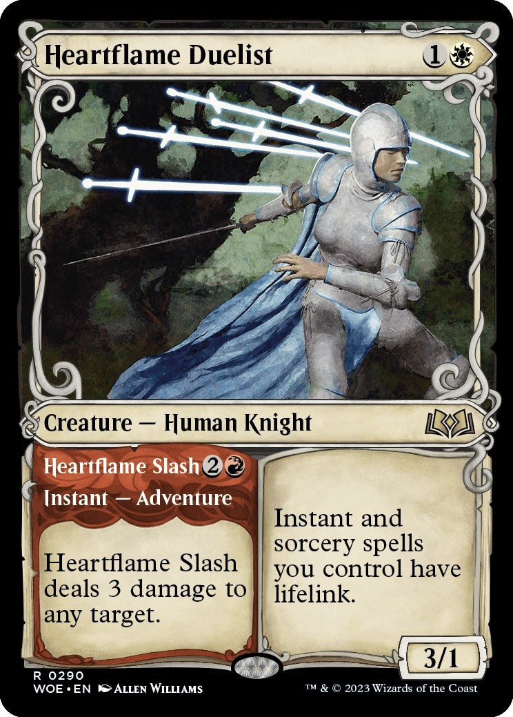 Image for Heartflame Duelist (Showcase) (290) [Wilds of Eldraine] - Magic: The Gathering