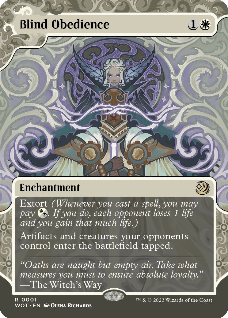 Image for Blind Obedience (1) [Wilds of Eldraine: Enchanting Tales] - Magic: The Gathering