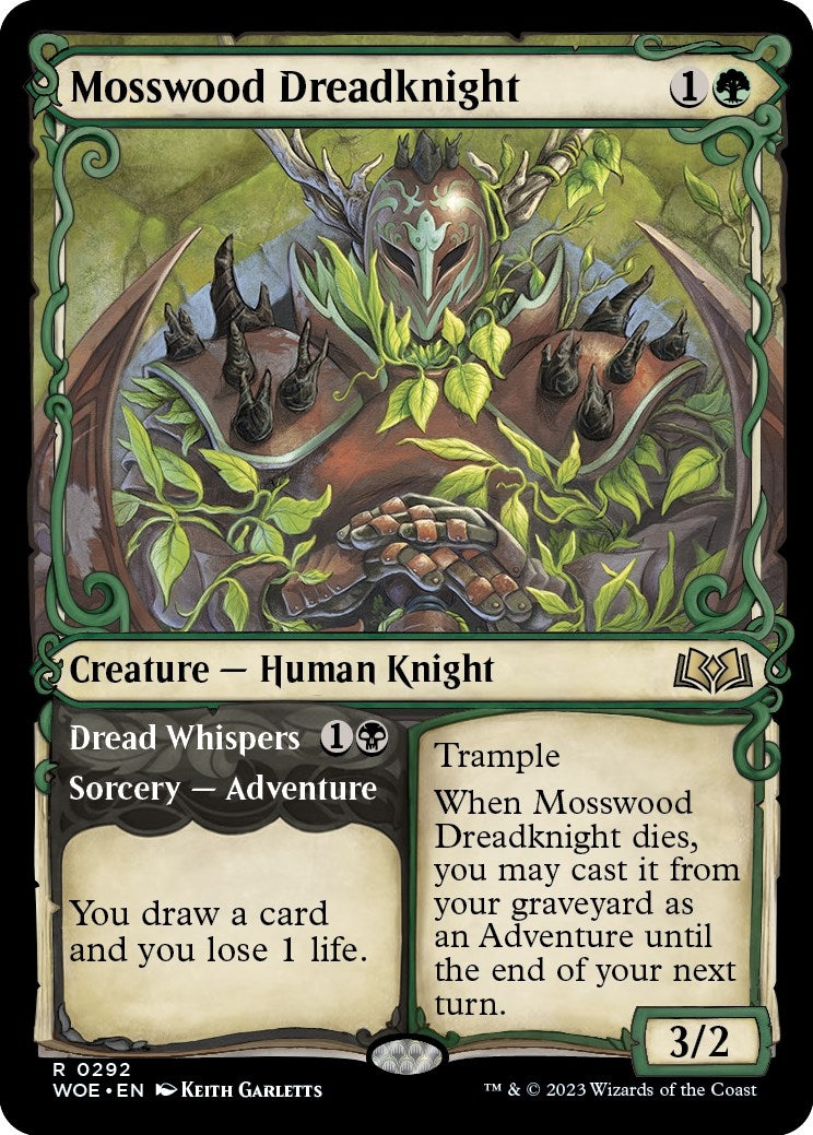 Image for Mosswood Dreadknight (Showcase) (292) [Wilds of Eldraine] - Magic: The Gathering