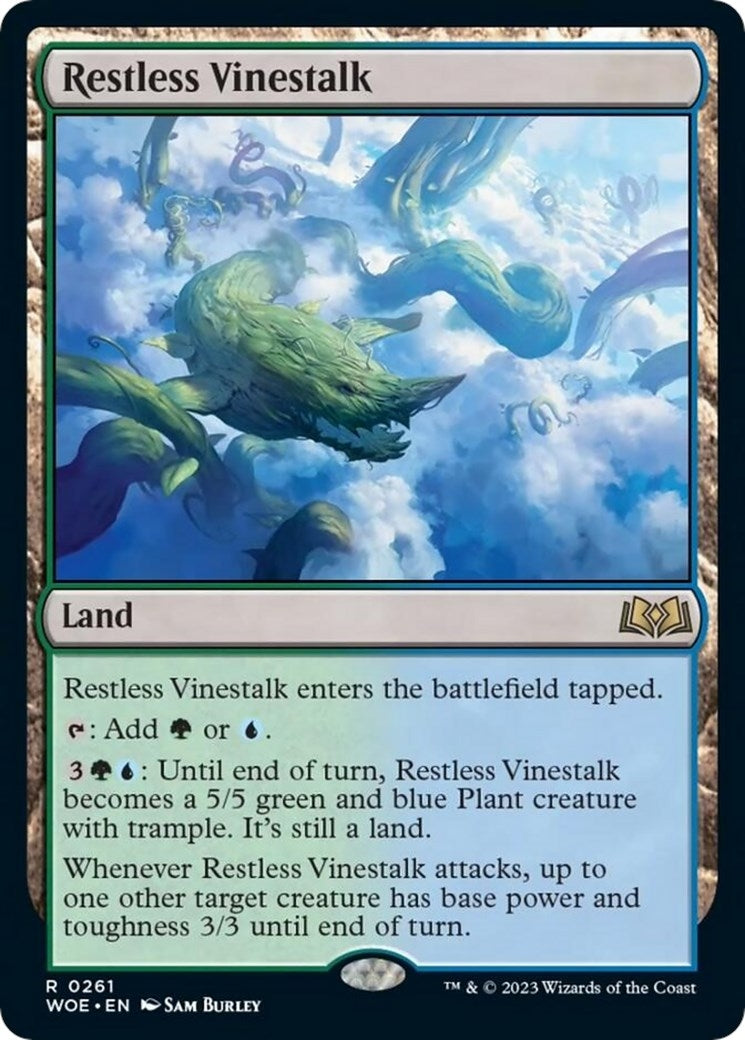 Image for Restless Vinestalk (261) [Wilds of Eldraine] - Magic: The Gathering