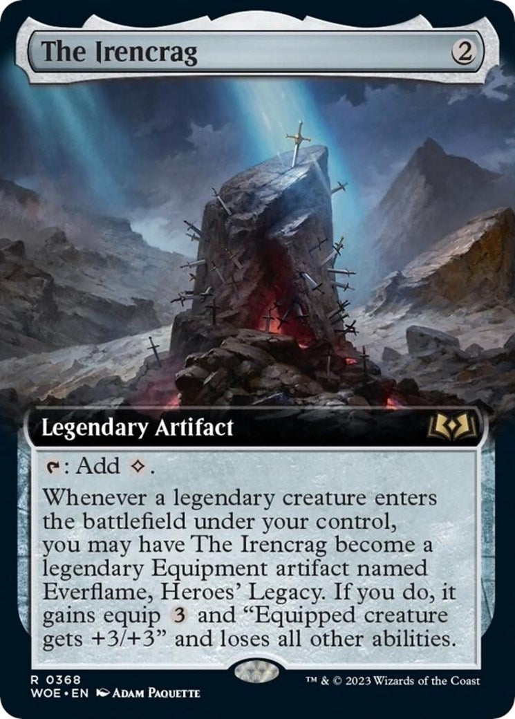Image for The Irencrag (Extended Art) (368) [Wilds of Eldraine] - Magic: The Gathering