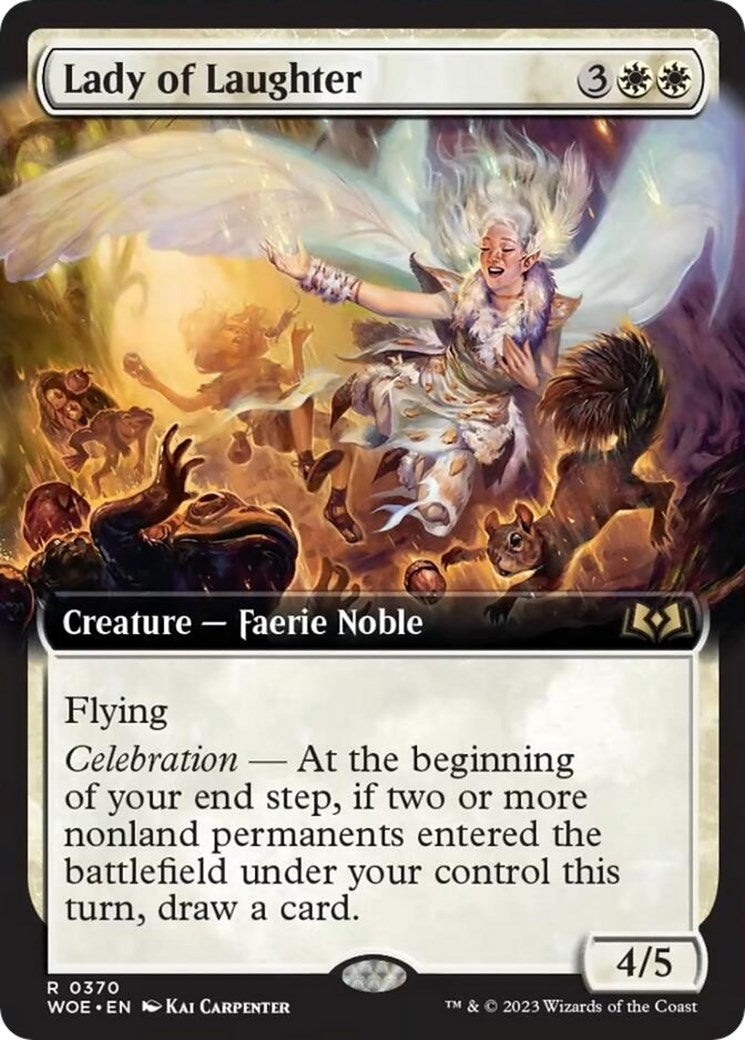 Image for Lady of Laughter (Extended Art) (370) [Wilds of Eldraine] - Magic: The Gathering