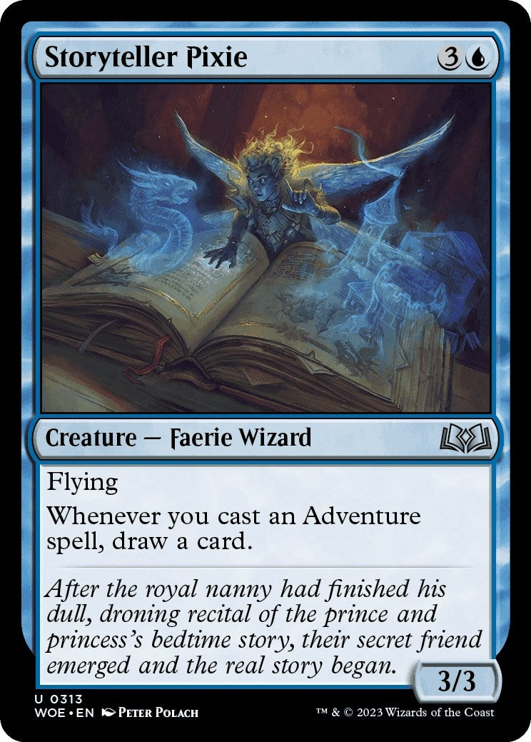 Image for Storyteller Pixie (313) [Wilds of Eldraine] - Magic: The Gathering